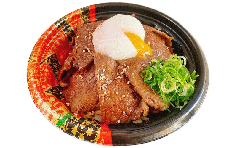 牛上ロース肉飯(温玉付き)