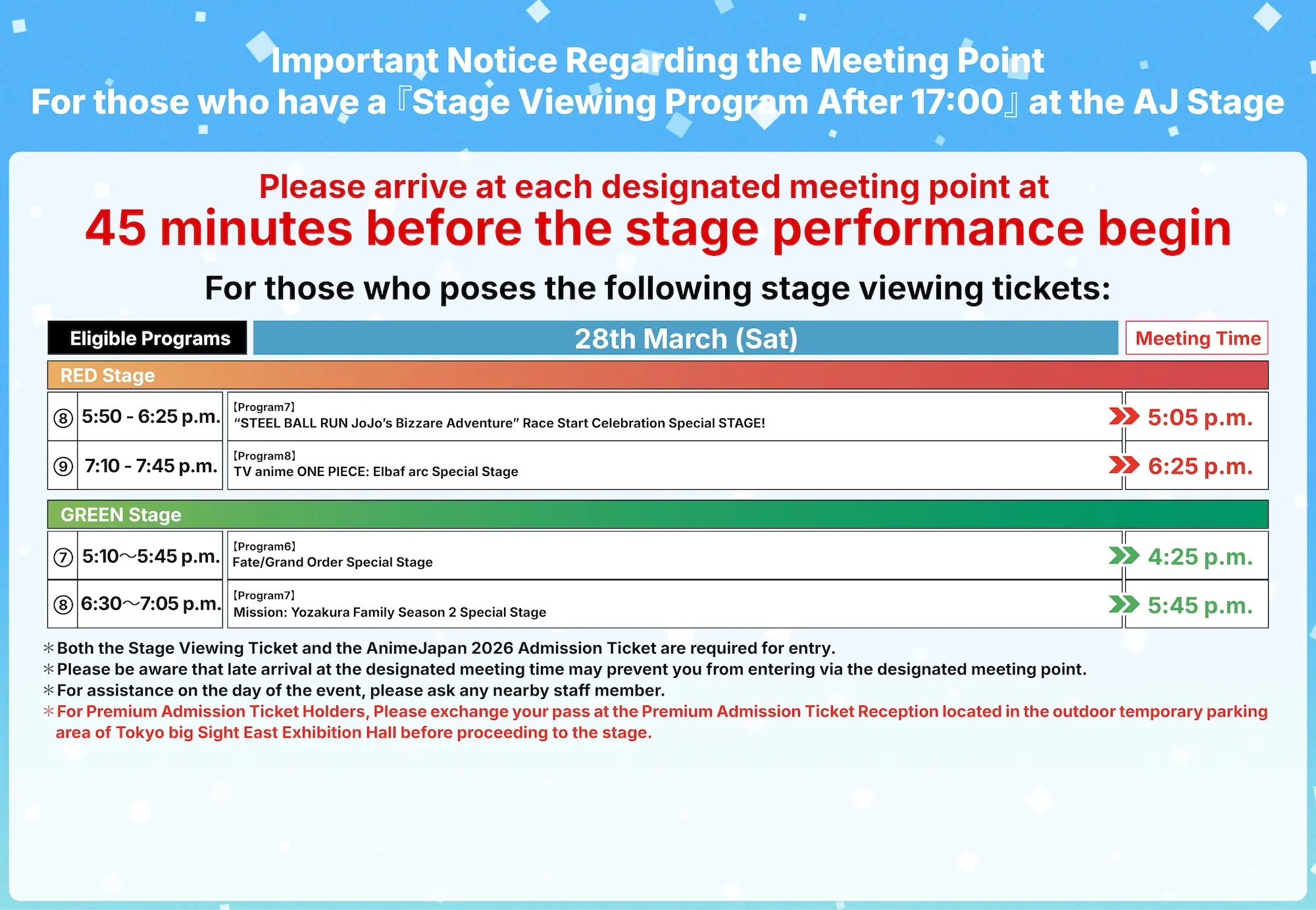 Important Notice About The Gathering Point
