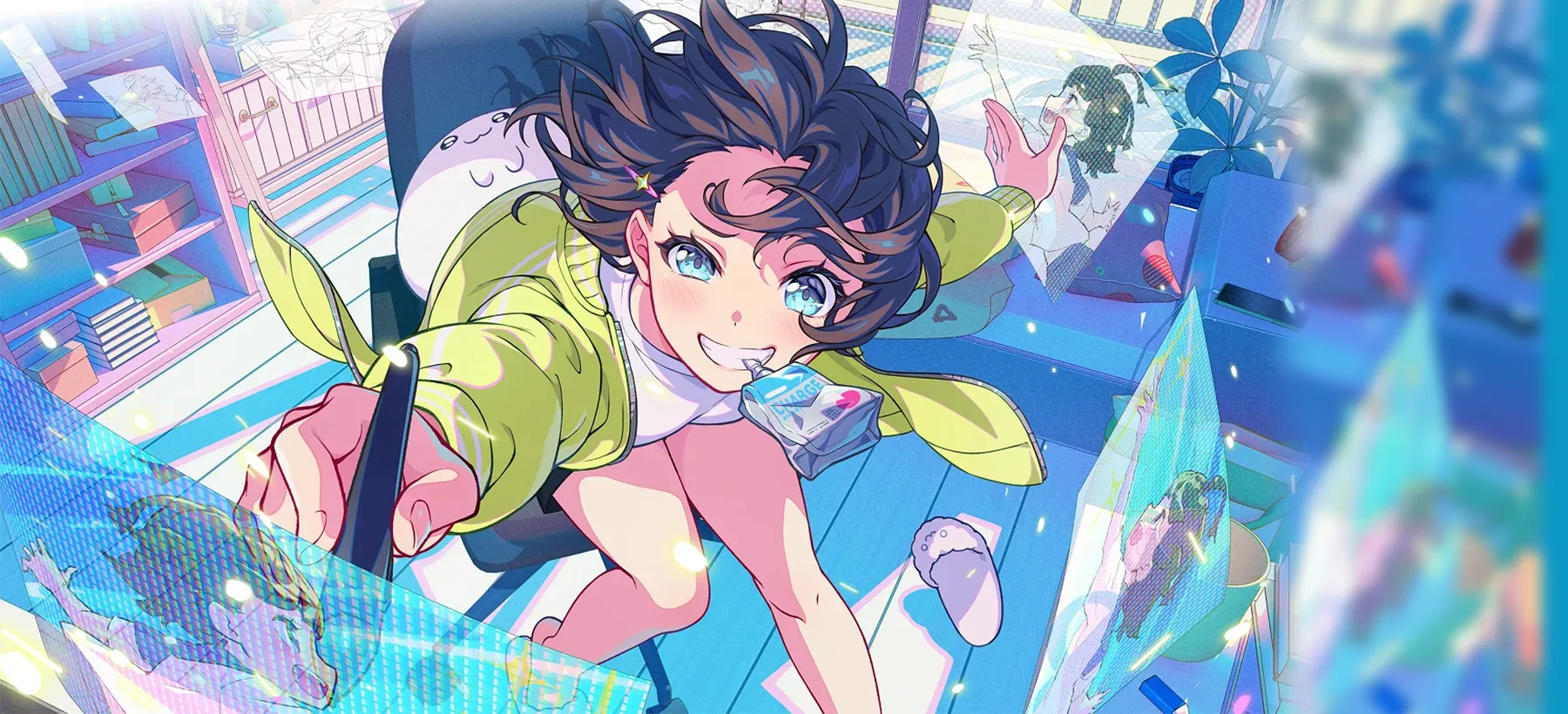 AnimeJapan 新人クリエイター大賞2027 メインビジュアルイラスト